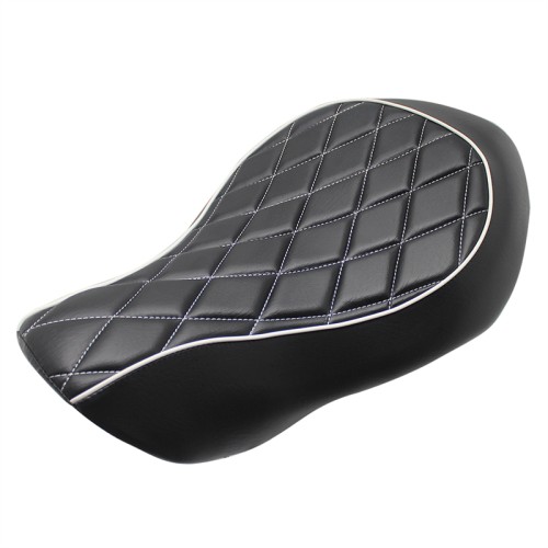 RP7720-2007B Motorcycle Front Driver Solo Seat Diamind  Cushion for Harley Sportster 2004-2015 Harley Sportster XL883 XL883N 2005-2013 Harley Sportster 48 XL1200X Models 2004-2015 Harley Sportster XL1200V Models 2005-2015