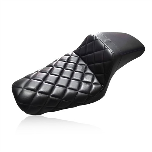 RP7730-1043B One-Piece Driver & Passenger 2-UP Seat for Harley Sportster XL883R 2014-2015 Harley Sportster Iron 883 XL883N 2014-2022 Harley Sportster FORTY EIGHT 48 XL1200X 2014-2022