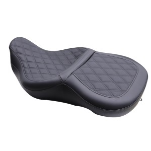 RP7730-1064B Motorcycle Driver Rear Two Up Seat for Harley Touring Models 2009-Later (except '21-later FLH, '23-later FLHFB, FLHXSE, FLTRXSE, '24-later FLHX, FLTRX, FLTRXSTSE and '25-later FLHXU)