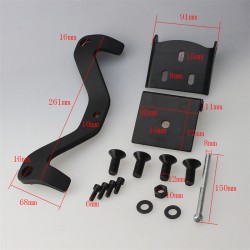 RP7760-1006 Brackets Springs Saddle Mount Solo Seat for Harley Davidson Forty Eight 2010-2017 Harley Davidson Seventy Two 2012-2016 Harley Davidson Iron 883 2009-2017