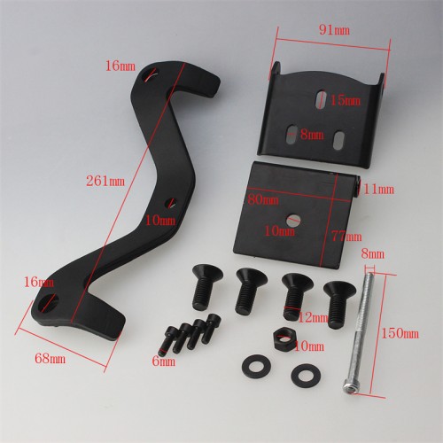 RP7760-1006 Brackets Springs Saddle Mount Solo Seat for Harley Davidson Forty Eight 2010-2017 Harley Davidson Seventy Two 2012-2016 Harley Davidson Iron 883 2009-2017
