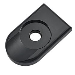 RP7760-1013 Aluminum Rear Seat Mounting Tab Cover for Harley Sportster Dyna Softail Fat Touring Road King