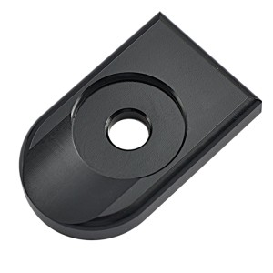 RP7760-1013 Aluminum Rear Seat Mounting Tab Cover for Harley Sportster Dyna Softail Fat Touring Road King
