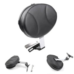 RP7770-1009B Adjustable Plug-In Driver Backrest for Harley Softail Heritage Fatboy 2007-2017 RP7770-1009B Adjustable Plug-In Driver Backrest for Harley Softail Heritage Fatboy 2007-2017