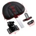 RP7770-1011B Adjustable Plug-In Driver Backrest for Harley Softail Heritage Fatboy 2007-2017