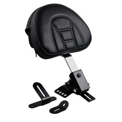 RP7770-1011B Adjustable Plug-In Driver Backrest for Harley Softail Heritage Fatboy 2007-2017