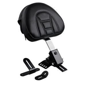 RP7770-1011B Adjustable Plug-In Driver Backrest for Harley Softail Heritage Fatboy 2007-2017