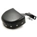 RP7770-1014B Stud Driver Backrest Easy ON/OFF Studded for Harley Softail Heritage Fat boy 1993-2006