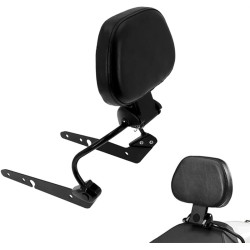RP7770-1029B Motorcycle Driver Backrest Quick Release Rider Detachable Backrest Sissy Bar with Cushion Pad for Harley Sportster XL Models 2004-2022