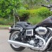 RP7771-2012 Long Chopper Sissy Bar Backrest with Pad for Harley Dyna Models 2006-2017 (except FLD)