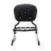 RP7771-2016 Quick Release Black Passenger Sissy Bar Backrest with docking for Harley Softail Fatboy FXST FXSTB FXSTS 2006-2017