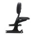 RP7771-2017 Quick Release Black Passenger Sissy Bar Backrest with docking for Harley Davidson Dyna models  2002-2005(Except FXDF FXDFSE FXDXT FXDWG)