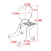 RP7771-2017 Quick Release Black Passenger Sissy Bar Backrest with docking for Harley Davidson Dyna models  2002-2005(Except FXDF FXDFSE FXDXT FXDWG)