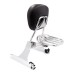 RP7771-2018 Quick Release Black Passenger Sissy Bar Backrest with docking for Harley Dyna Models 2006-2017 (except FLD)