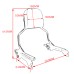 RP7771-2019 Holdfast Passenger Sissy Bar Quick Release Backrest for Harley Softail Fat Boy FLFB/S, Breakout FXBR/S Models 2018-Later