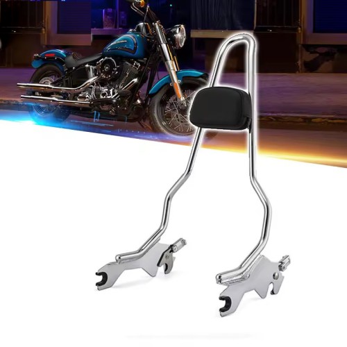 RP7771-2030 522MM Chopper Passenger Sissy Bar Quick Release Backrest for Harley Softail Fat Bob 114 FXFB/S Models 2018-Later