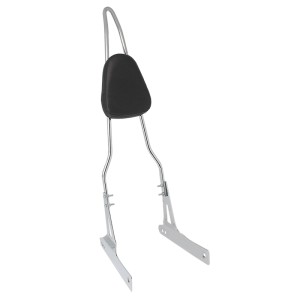 RP7771-2035 Chrome Sissy Bar Backrest Passenger for Harley Dyna Models 2006-2017 (except FLD)