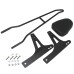RP7771-2037B Black Sissy Bar Backrest for Harley Dyna Models 2006-2017(except FLD, FXDF, FXDFSE and '10-'17 FXDWG)