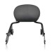 RP7771-2038 Shorty Sissy Bar Passenger Backrest HD 09up Touring Models for Harley Touring Models 2009-Later