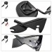 RP7771-2038 Shorty Sissy Bar Passenger Backrest HD 09up Touring Models for Harley Touring Models 2009-Later