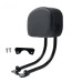 RP7771-2047B Motorcycle Sissy Bar Passenger Backrest for Harley Sportster S RH1250S Models 2021- Later