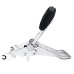 RP7771-3003 Adjustable& Detachable  Passenger Sissy Bar with Luggage Rack for Harley Touring Models 2009-Later