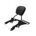 RP7771-3003 Adjustable& Detachable  Passenger Sissy Bar with Luggage Rack for Harley Touring Models 2009-Later