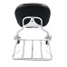 RP7771-3003 Adjustable& Detachable  Passenger Sissy Bar with Luggage Rack for Harley Touring Models 2009-Later