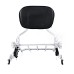 RP7771-3003 Adjustable& Detachable  Passenger Sissy Bar with Luggage Rack for Harley Touring Models 2009-Later