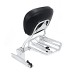 RP7771-3004 Adjustable& Detachable  Passenger Sissy Bar with Luggage Rack for Harley Softail Slim FLS Fat Boy FLST FXST 2000-2005