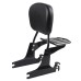 RP7771-3009 Detachable  Passenger Sissy Bar with Luggage Rack for Harley Softail Slim FLS Fat Boy FLST FXST 2000-2005