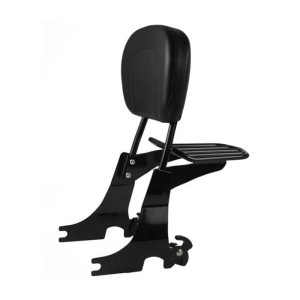 RP7771-3011 Adjustable Detachable Sissy Bar Passenger Backrest for Harley Sportster XL Models 1994-2003
