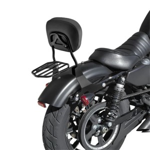 RP7771-3012 Motorcycle Sissy Bar Backrest with Luggage Rack for Harley Sportster XL Models 1994-2003