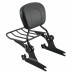 RP7771-3014 Adjustable Detachable Sissy Bar Passenger Backrest for Harley Softail Fatboy FXST FXSTB FXSTS 2006-2017