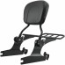 RP7771-3014 Adjustable Detachable Sissy Bar Passenger Backrest for Harley Softail Fatboy FXST FXSTB FXSTS 2006-2017