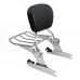 RP7771-3014 Adjustable Detachable Sissy Bar Passenger Backrest for Harley Softail Fatboy FXST FXSTB FXSTS 2006-2017