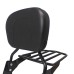 RP7771-3015B Backrest Sissy Bar with Black Passenger Pad for Harley Softail Fatboy FXST FXSTB FXSTS 2006-2017