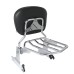 RP7771-3015B Backrest Sissy Bar with Black Passenger Pad for Harley Softail Fatboy FXST FXSTB FXSTS 2006-2017
