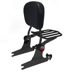 RP7771-3017 Adjustable Detachable Sissy Bar Passenger Backrest for Harley Davidson Dyna models  2002-2005(Except FXDF FXDFSE FXDXT and FXDWG)