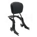 RP7771-3024 Sissybar Backrest Detachable luggage rack for Harley Sportster XL Models 2004-2022