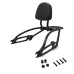RP7771-3026B Backrest Sissybar with Luggage Rack for Harley Street 500 750 XG500 XG750 2015-Later