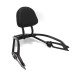 RP7771-3026B Backrest Sissybar with Luggage Rack for Harley Street 500 750 XG500 XG750 2015-Later