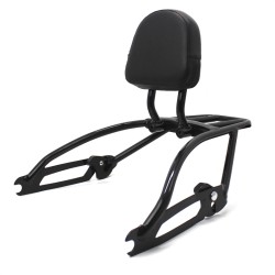 RP7771-3026B Backrest Sissybar with Luggage Rack for Harley Street 500 750 XG500 XG750 2015-Later RP7771-3026B Backrest Sissybar with Luggage Rack for Harley Street 500 750 XG500 XG750 2015-Later