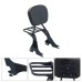 RP7771-3027 Motorcycle Sissy Bar Backrest with Luggage Rack for Harley Sportster XL Models 2004-2022