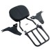 RP7771-3027 Motorcycle Sissy Bar Backrest with Luggage Rack for Harley Sportster XL Models 2004-2022