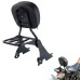 RP7771-3027 Motorcycle Sissy Bar Backrest with Luggage Rack for Harley Sportster XL Models 2004-2022