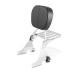 RP7771-3027 Motorcycle Sissy Bar Backrest with Luggage Rack for Harley Sportster XL Models 2004-2022