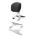 RP7771-3035 Fixed Mount & Adjustable Driver Passenger Backrest for Harley Fat boy FLSTF 2007-2017 Harley Fat Boy Lo FLSTFB 2010-2016