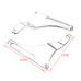 RP7771-3036 Multifunction Driver Passenger Backrest With Folding Luggage Rack for Harley Breakout Models 2013-Later Harley Fat Boy Models 2018-Later