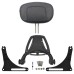 RP7771-3036 Multifunction Driver Passenger Backrest With Folding Luggage Rack for Harley Breakout Models 2013-Later Harley Fat Boy Models 2018-Later